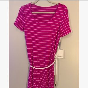 Calvin Klein Pink Maxi Dress